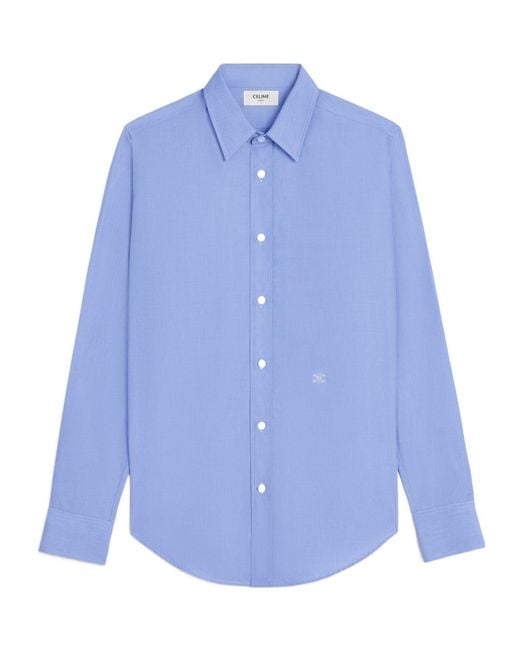 Céline Blue Classic Shirt for men