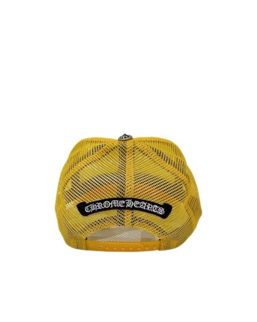 Chrome Hearts Orange Cross Baseball Cap for men