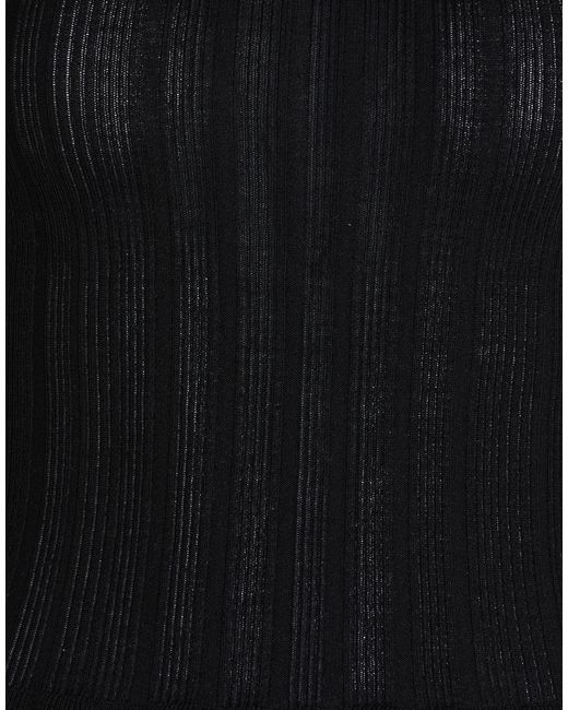 Ganni Black Knitted Crew Neck Vest