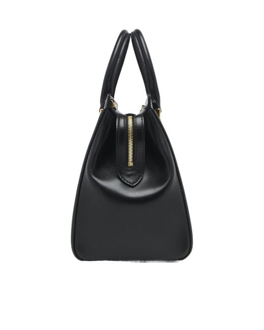 McQueen Black Large Birdee Tote Bag