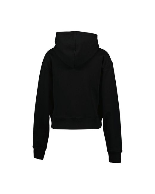 Balmain Black Vintage Print Hoodie