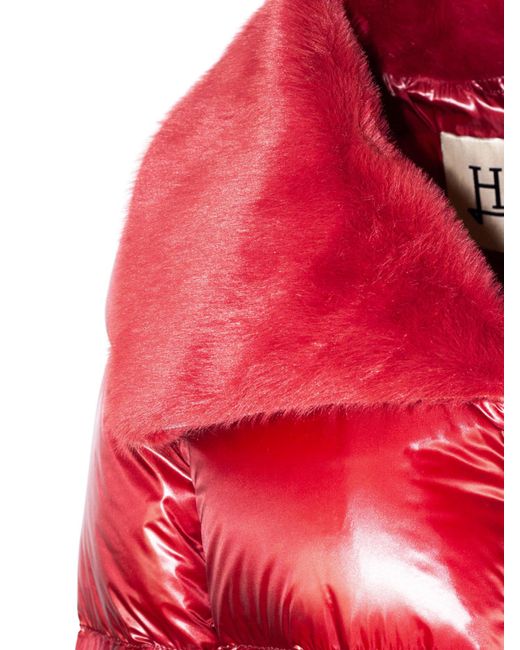 Herno Red Logo Down Jacket