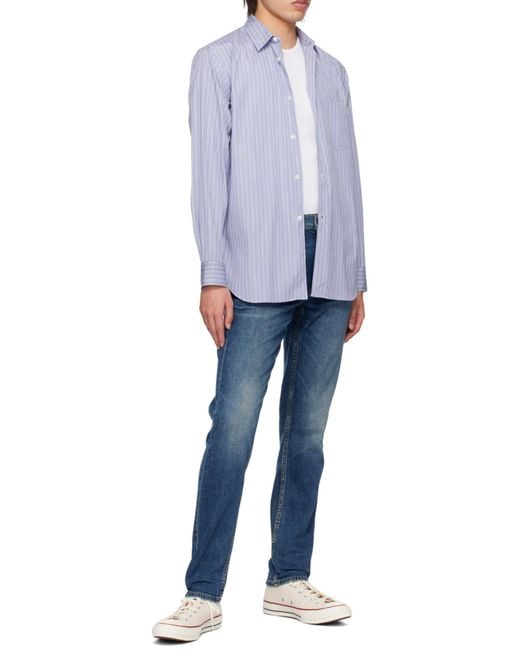Rag & Bone Blue Belt-Loop Jeans for men