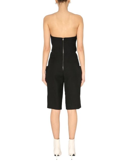 Philosophy Di Lorenzo Serafini Black Bustier Jumpsuit