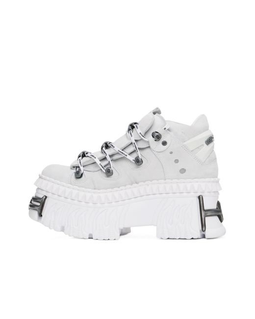 Vetements White X New Rock Platform Sneakers for men
