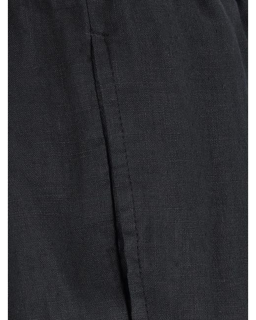 Aspesi Blue Elasticated Straight-Leg Trousers