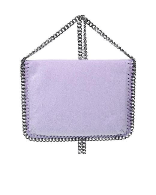 Stella McCartney Purple Falabella Chain Shoulder Bag