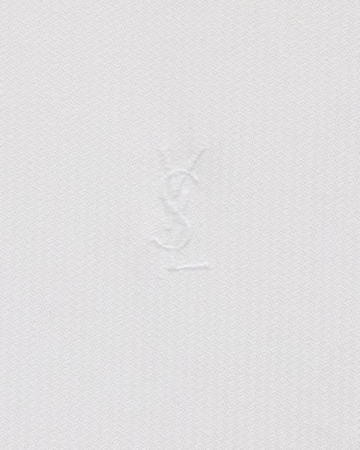 Saint Laurent White Cotton Shirt for men