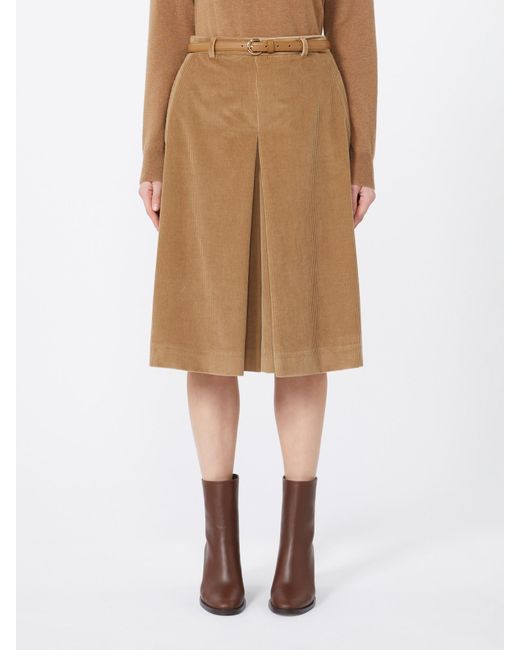 Max Mara Brown Belt Loop Skirt