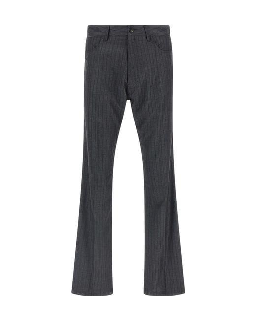 Balenciaga Gray Pinstripe Pants for men