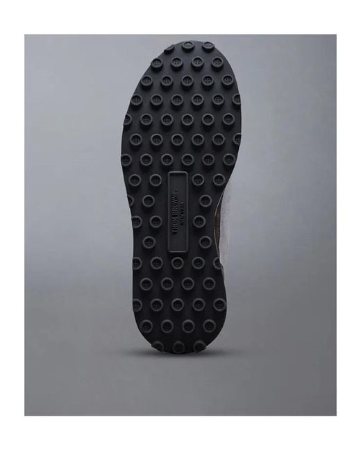 Thom Browne Gray Tech Runner Sneakers