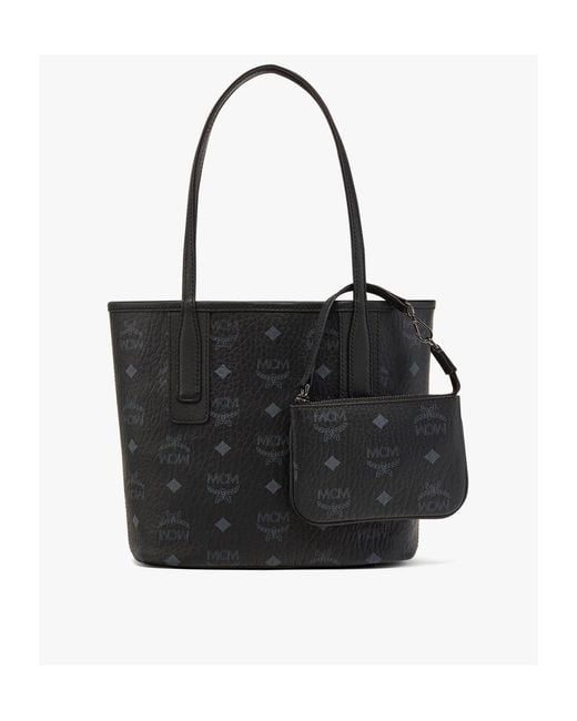 MCM Black Mini Liz Reversible Tote Bag