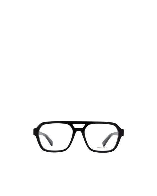 Bottega Veneta White Eyewear Square Frame Glasses for men