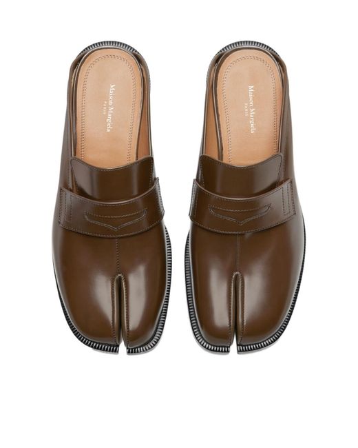 Maison Margiela Brown Tabi City Loafer Mule