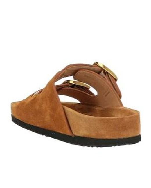 Isabel Marant Brown Multicolour Sandals