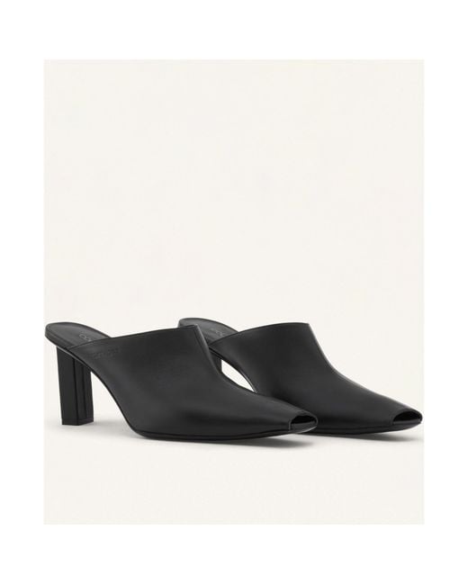 Courreges Black Courrèges Slip-On Mules