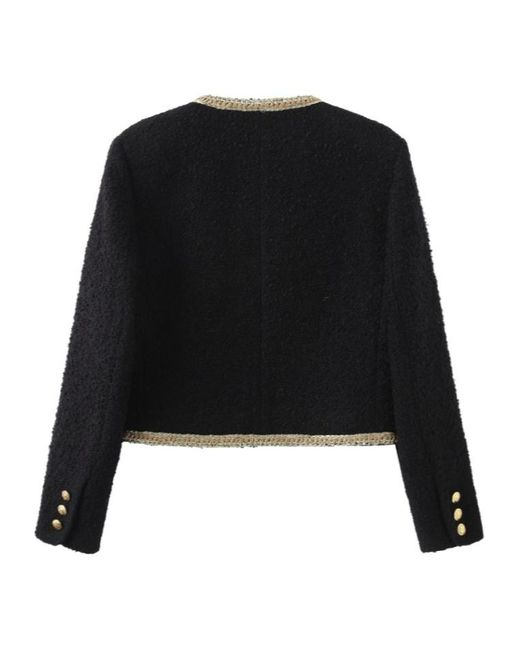 Marissa Chiara Black Long Sleeve Jacket