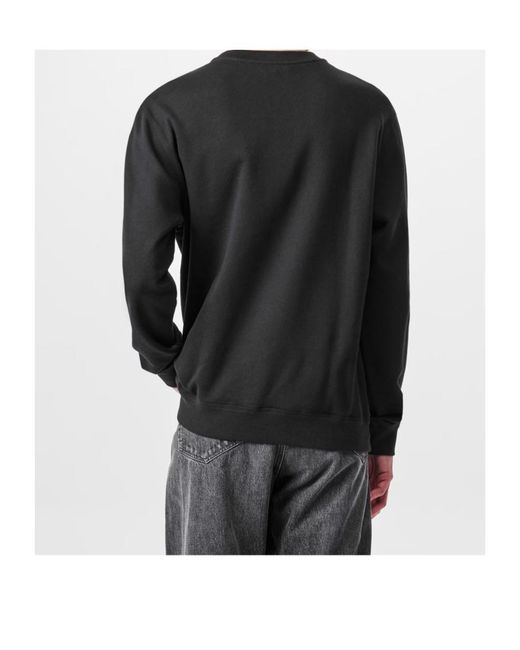 Versace Black Logo Crew Sweater for men