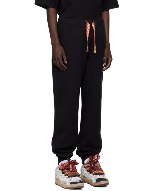 Lanvin Blue Drawstring Tapered Track Pants for men
