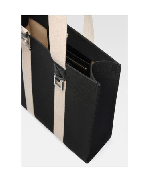 Jacquemus Black Le Cabas Cuerda Logo Plaque Tote Bag for men