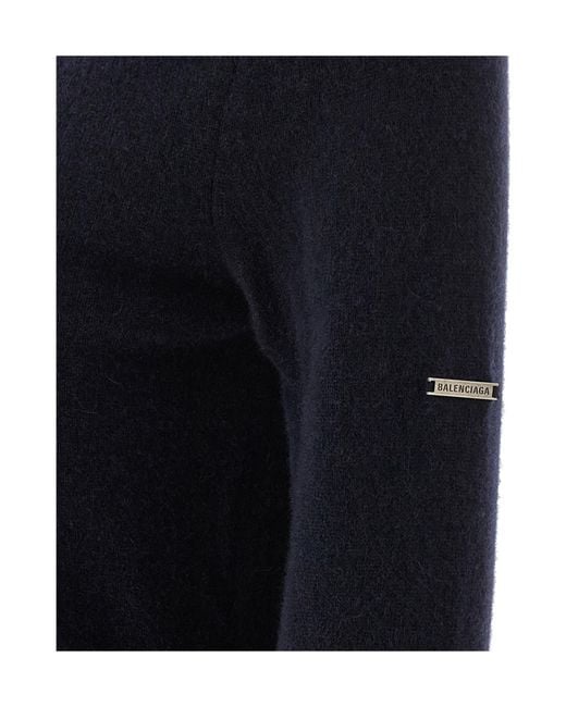 Balenciaga Blue Turtleneck Sweater