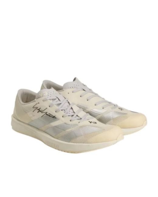 Y-3 White Adizero Rc 6 Running Shoes for men