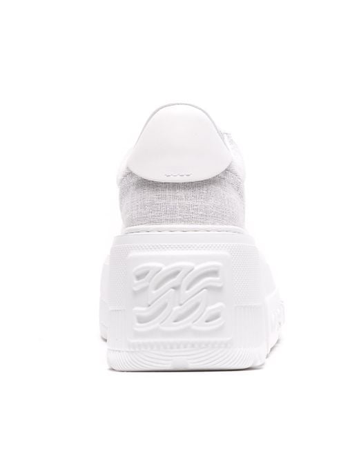 Casadei White Nexus Platform Sneakers