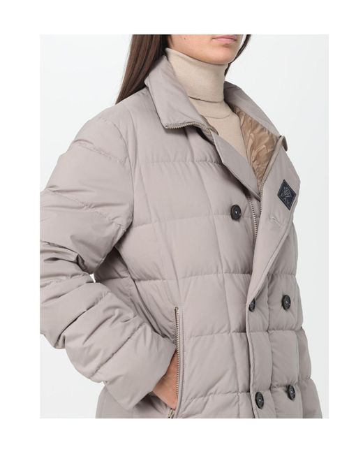 Fay Gray Quilted Hooded Coat for men