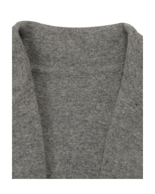 Max Mara Black Lapel Long-Sleeved Coat