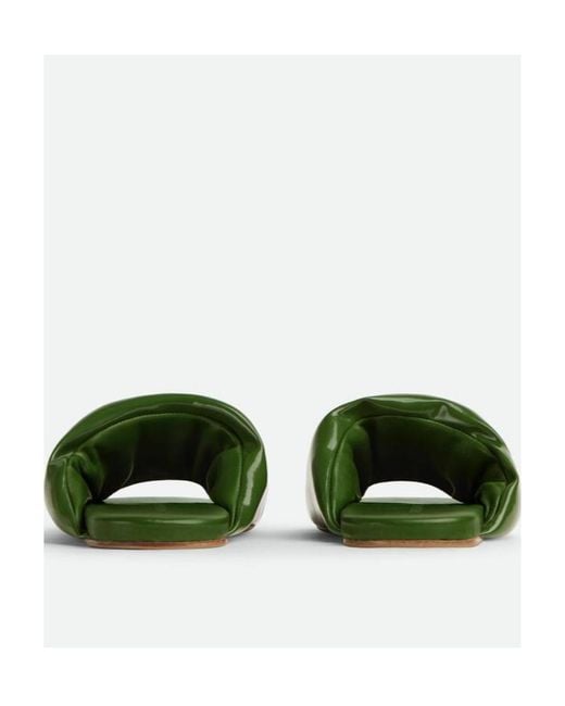 Bottega Veneta Green Slip-On Slides for men