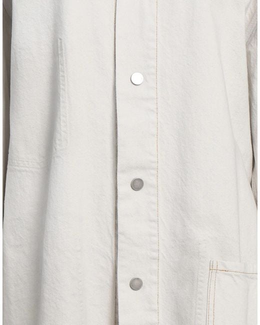 Maison Margiela White Long Sleeves Denim Jacket