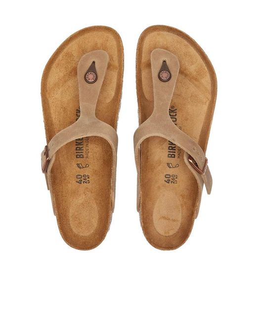 Birkenstock Brown Logo Flip-Flops