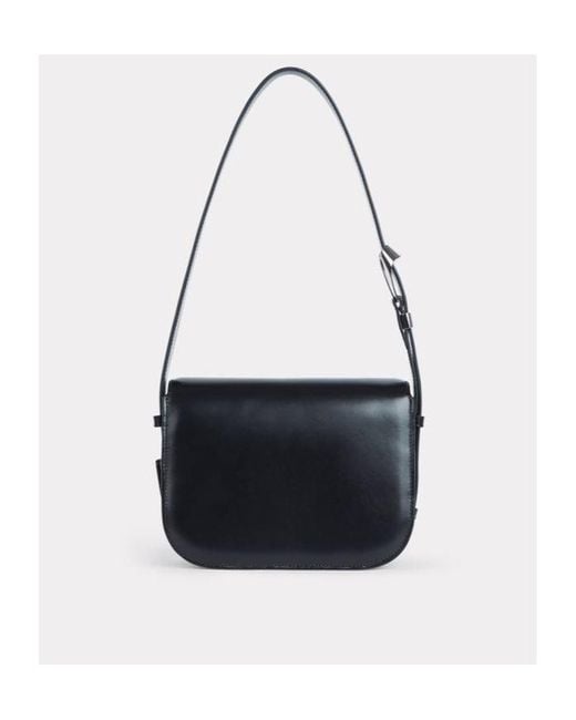 KENZO Black Ribbon' Leather Bag