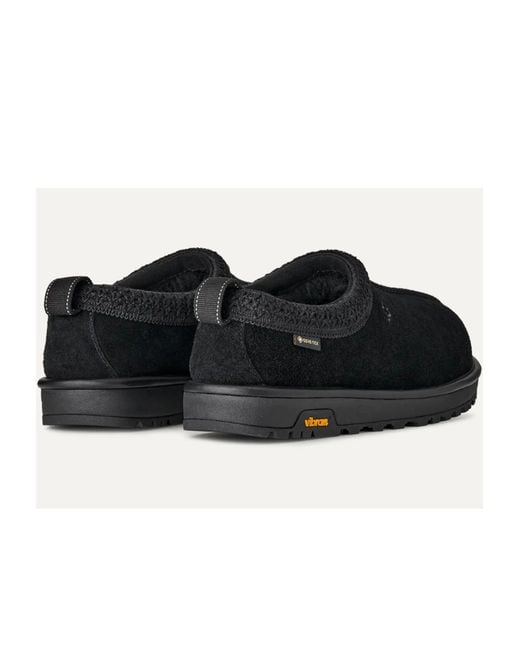 Ugg Black Tasman Gtx Suede Slippers