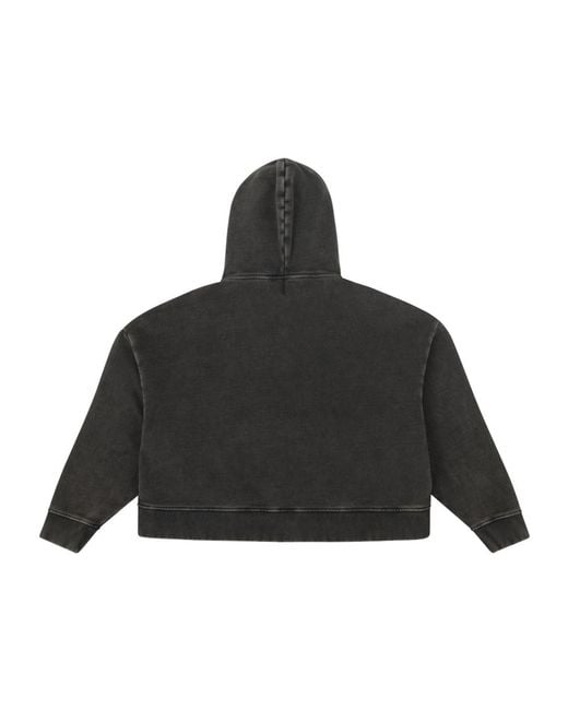 Entire studios Black Heavy Oversized Hoodie for men