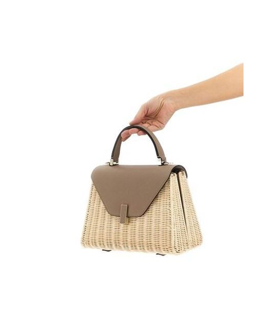 Valextra Natural Iside Vimini Medium Handbag