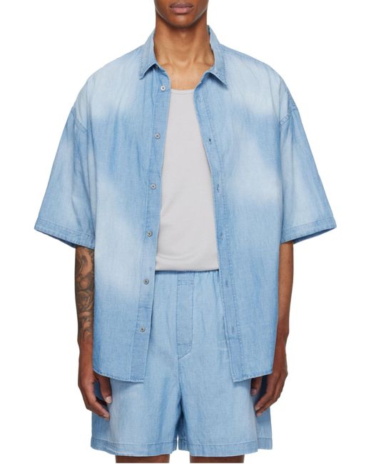 Acne Blue Denim Shirt for men