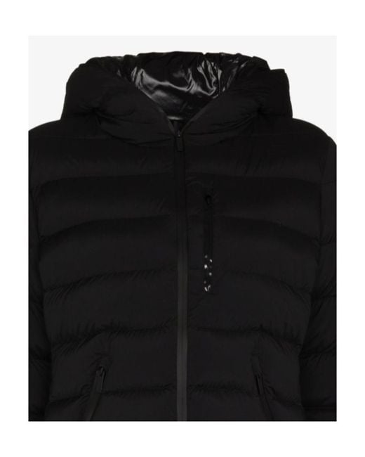 Moncler Black Hooded Down Jacket