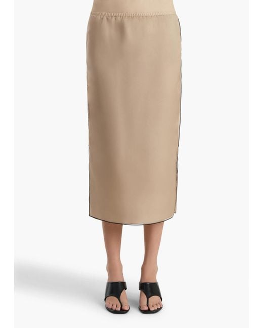 Khaite Natural Syndi Skirt