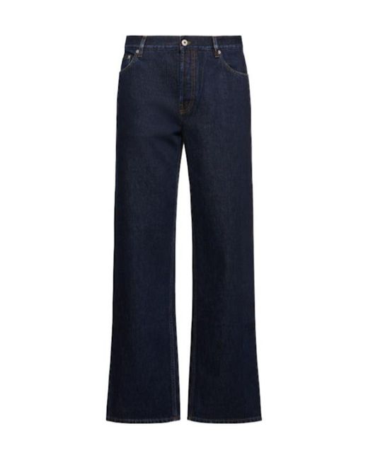 Burberry Blue Belt-Loop Jeans for men