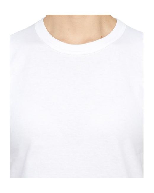 COMME DES GARÇONS PLAY White X Invader Pixelated-Heart T-Shirt