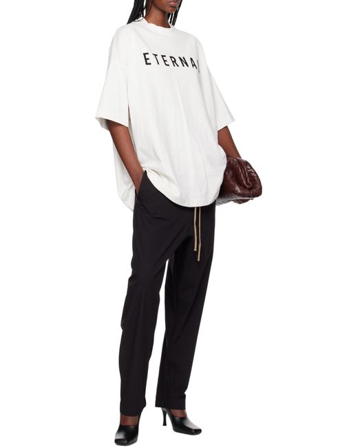 Fear Of God White Eternal Crewneck T-Shirt for men