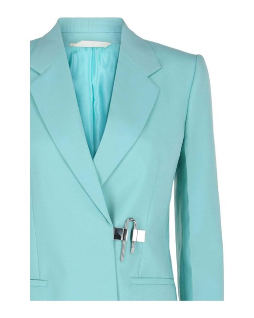 Givenchy Blue Long-Sleeved Suit Jacket