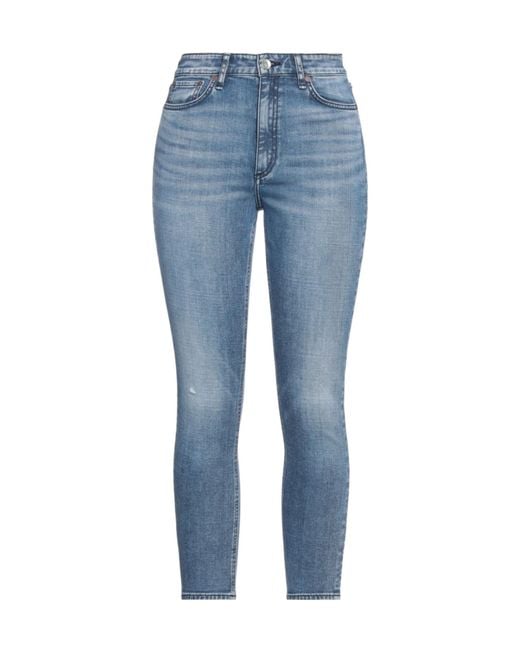 Rag & Bone Blue Slim-Fit Jeans