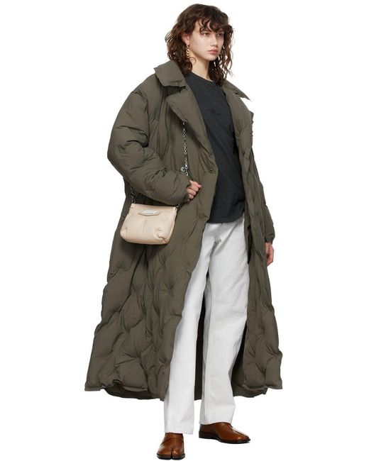 Maison Margiela Natural Glam Slam Carpet Quilted Mini Crossbody Bag