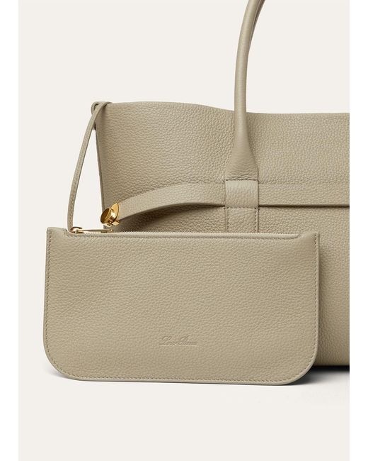 Loro Piana Natural Small Ghiera Shopper Bag