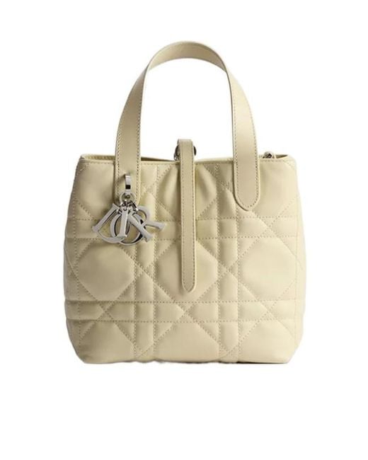 Dior Metallic Small Toujours Vertical Tote Bag