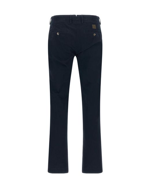 Incotex Blue Straight-Leg Casual Trousers for men