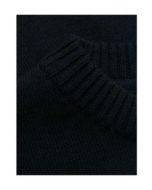 Paul & Shark Blue Virgin Wool Pullover Sweater for men