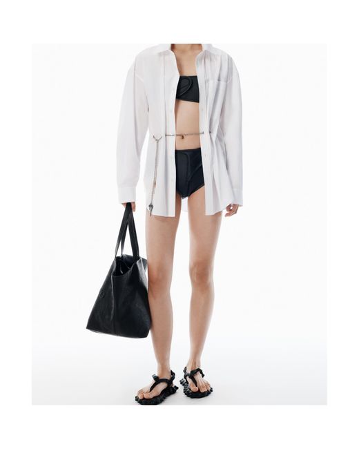 Alexander Wang Black Punch Tote Bag
